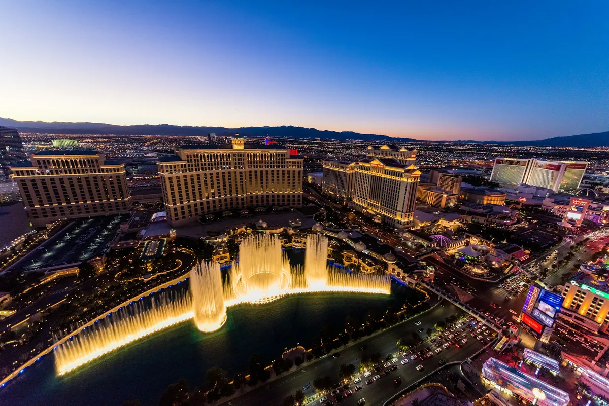 Vegas Skyline at dawn